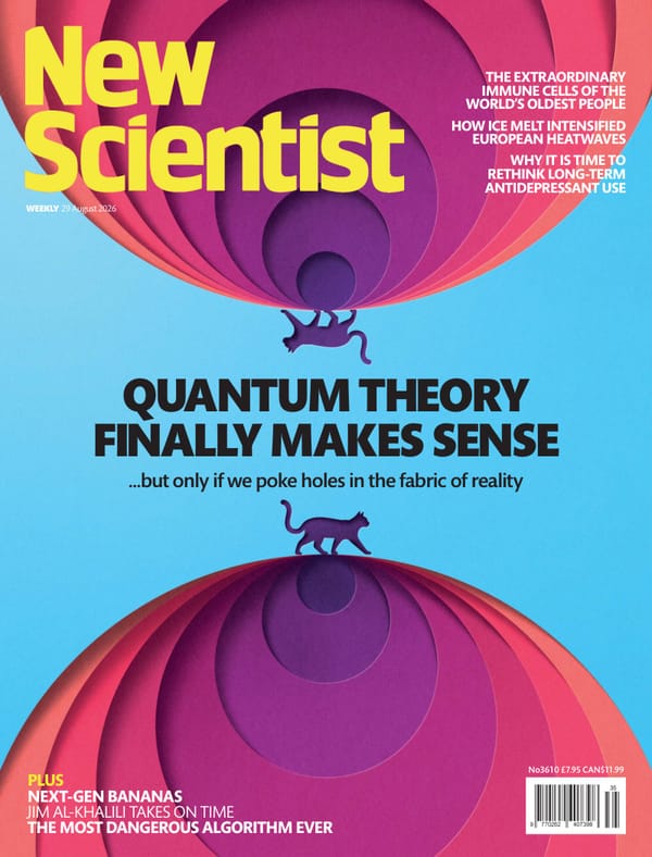 《新科学家》No.3610：给现实“打孔”，量子理论才说得通？