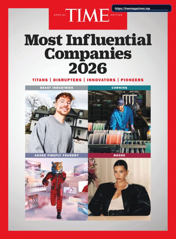 《TIME》2026 特刊:最具影响力公司