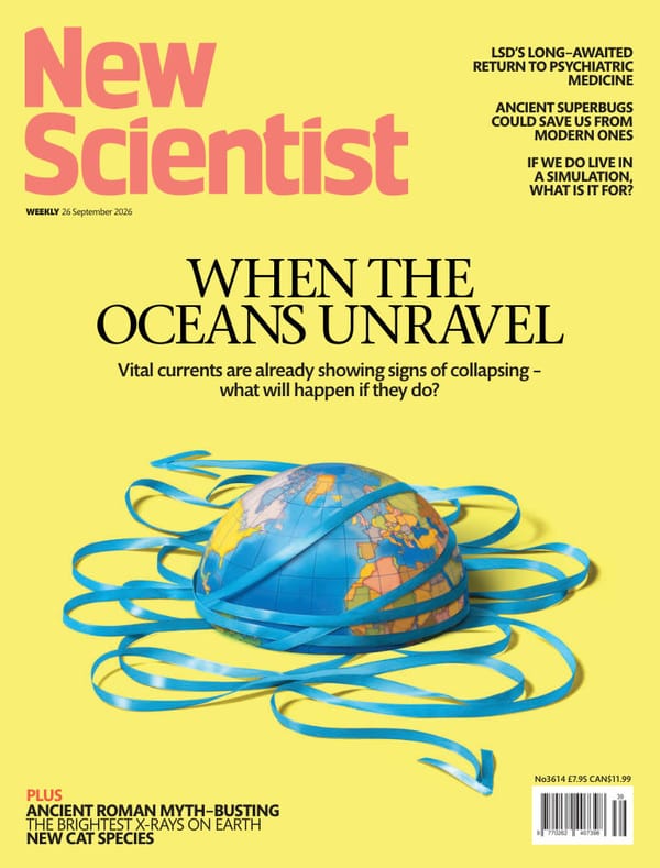 《新科学家》第 3614 期:海洋洋流"瓦解"与认知的"运动零食