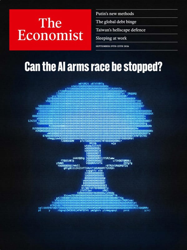 《经济学人》2026 年 9 月 19 日号:AI 军备竞赛能否被叫停?
