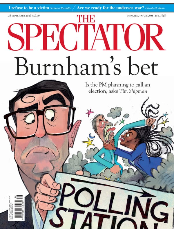 《The Spectator》2026年9月26日号:伯纳姆的赌注