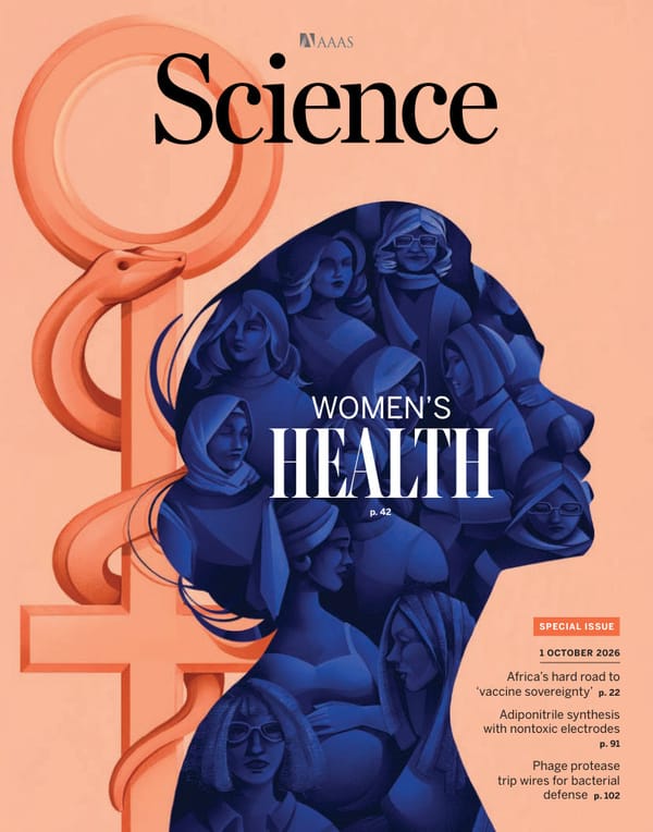 《Science》2026年10月1日刊:女性健康专刊与极化子缺陷压电突破