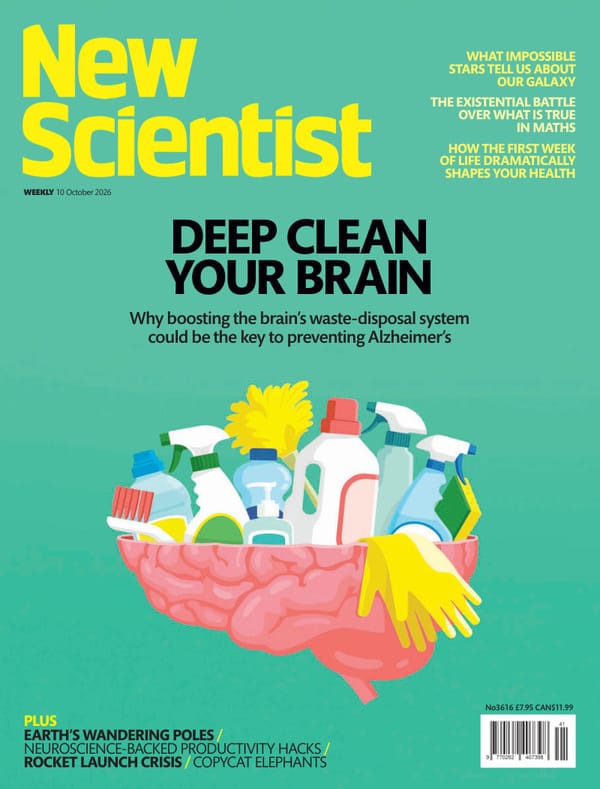 《New Scientist》第3616期:深度清洗你的大脑