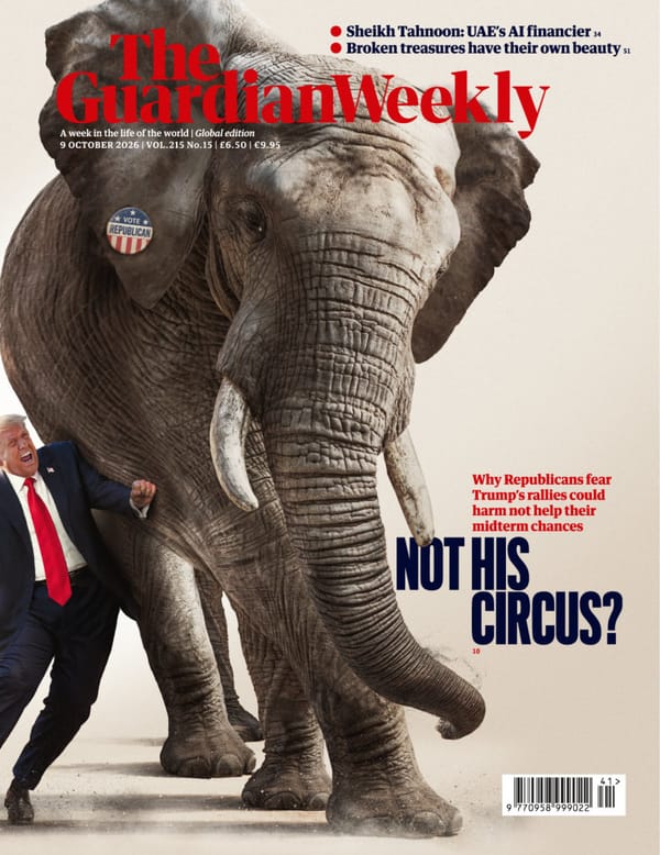 《The Guardian Weekly》2026 年 10 月 9 日号:美国期中选举倒计时与特朗普的政治豪赌